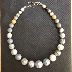 18 inch natural stone necklace